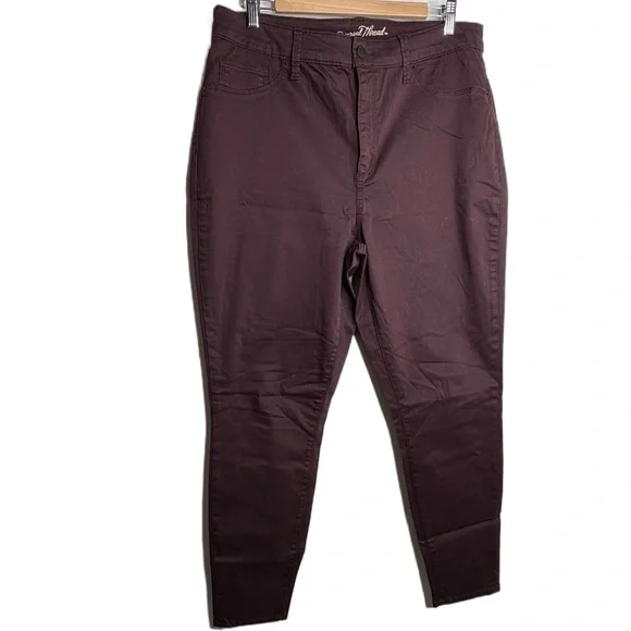 Universal Thread Maroon High Rise Jegging - Picture 1 of 11